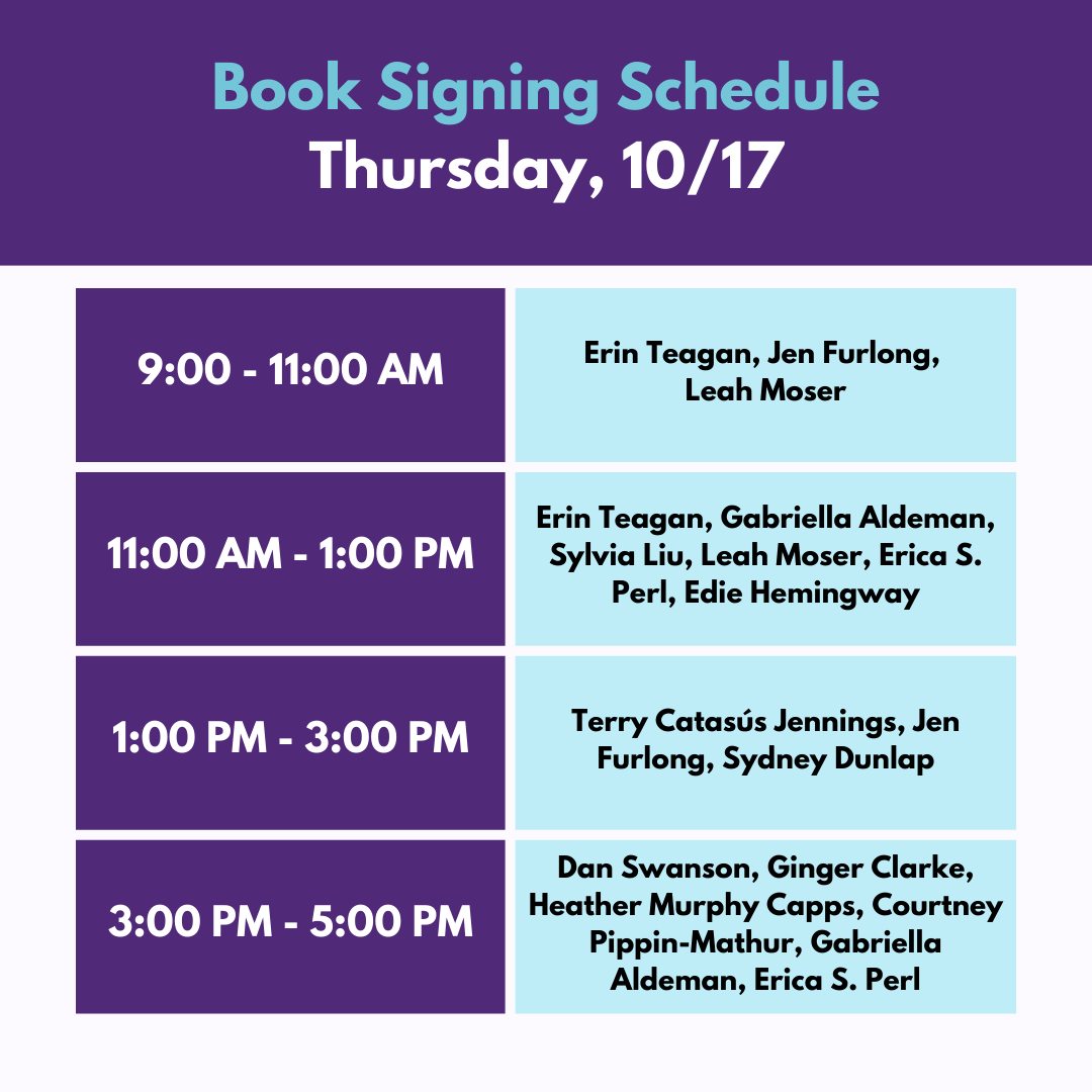 SCBWI Thursday Signing