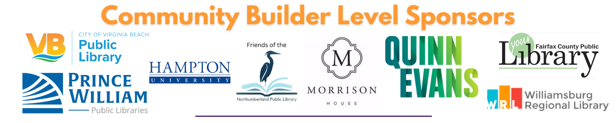 2026 VALLA Community Builders Sponsors