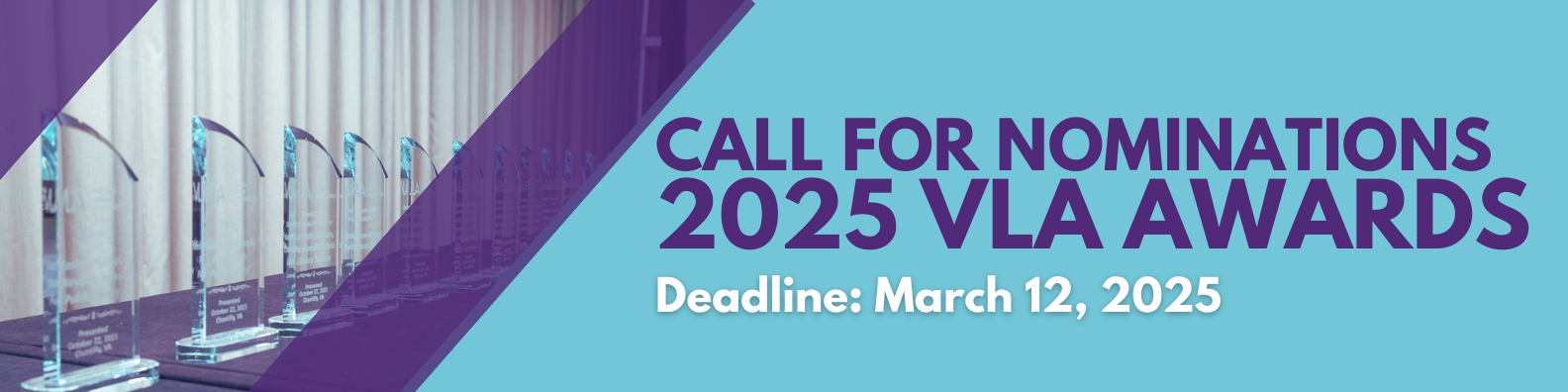 2025 Call for Award Nominations Banner